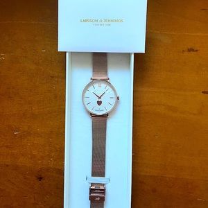 Rose Gold jilly box Larsson and Jennings watch